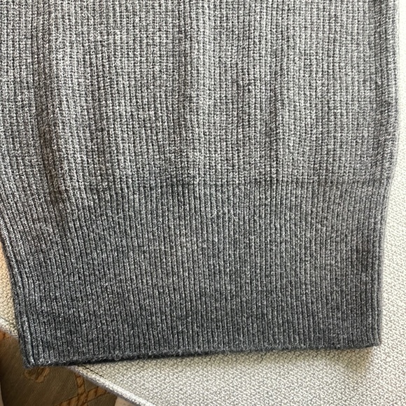 Theory Knit Sweater Dress, Dark Gray, Medium (204) - Picture 7 of 7